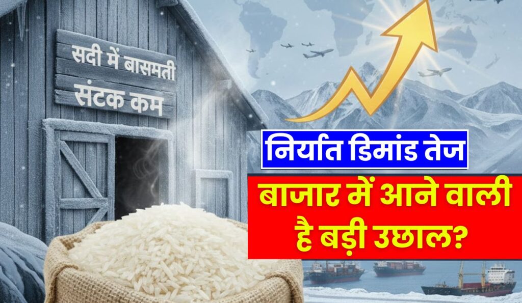 सर्दी में बासमती स्टॉक कम